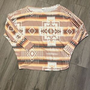 COPY - Super cute Navajo print top